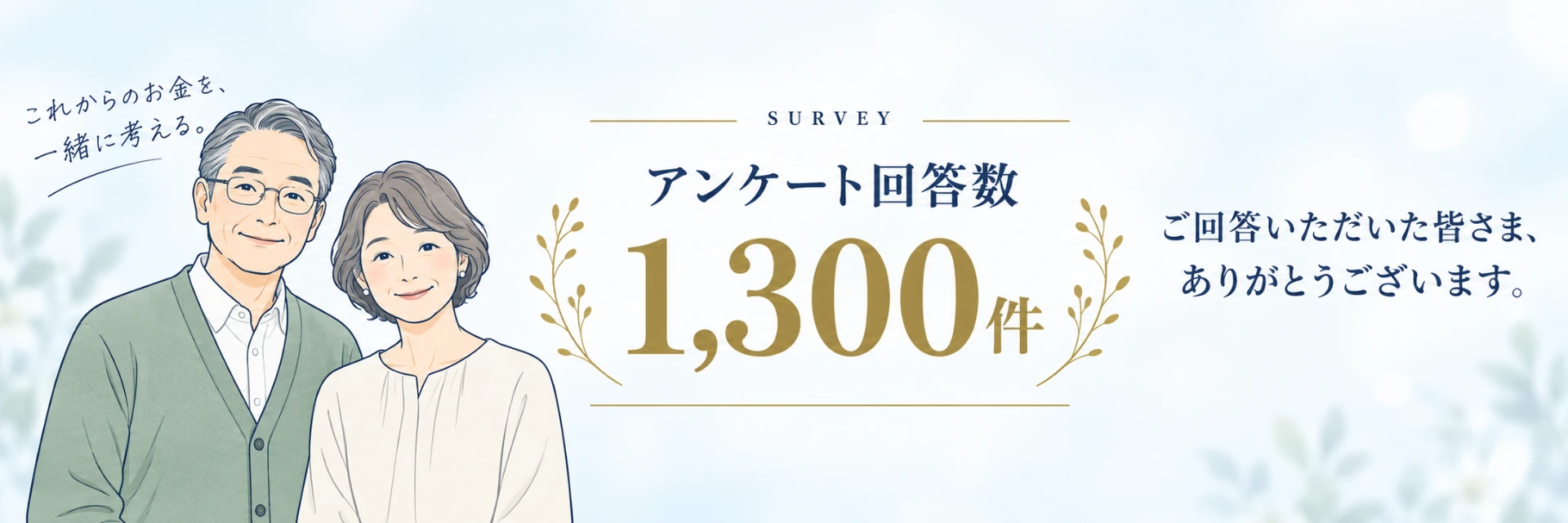 アンケート回答数 1,300件
