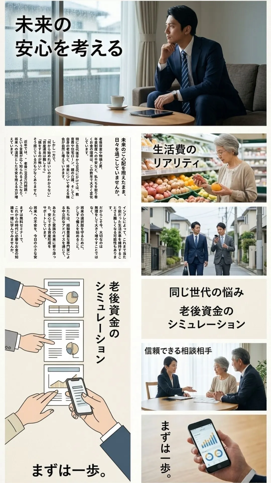 未来の安心を考える